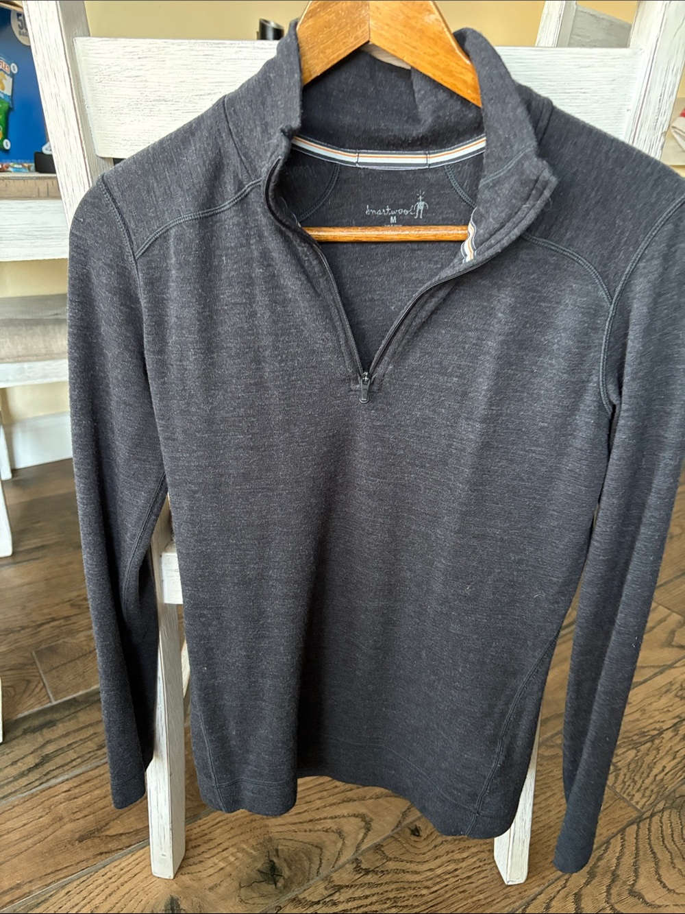 Smartwool quarter zip LS sz Medium